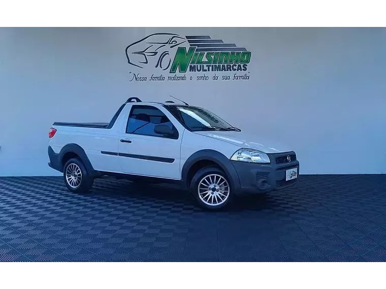 Fiat Strada Branco 10