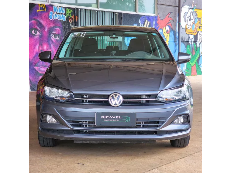 Volkswagen Polo Hatch Cinza 1