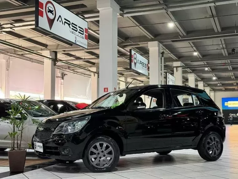 Chevrolet Agile Preto 1