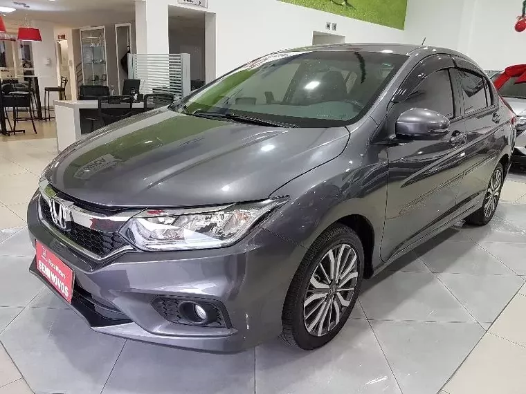 Honda City Cinza 10