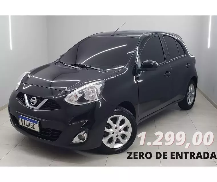 Nissan March Preto 11