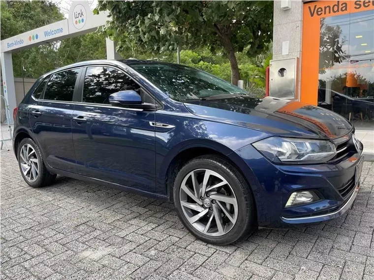 Volkswagen Polo Hatch Azul 1