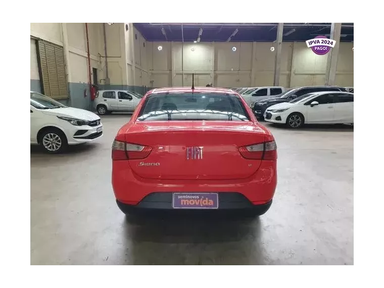 Fiat Grand Siena Vermelho 7