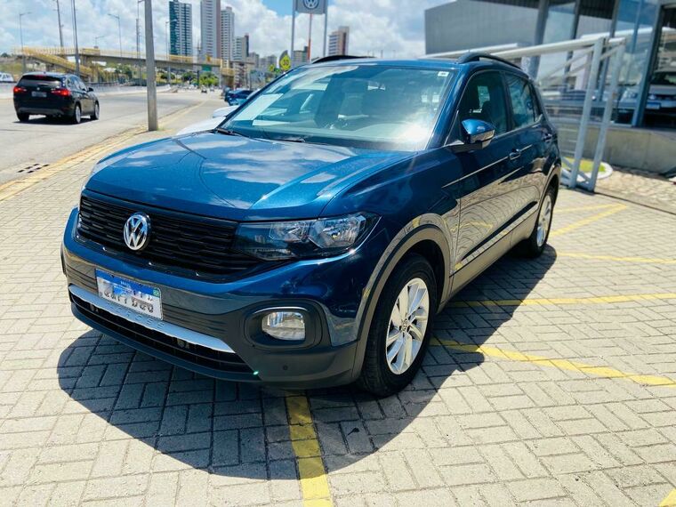 Volkswagen T-cross Azul 1