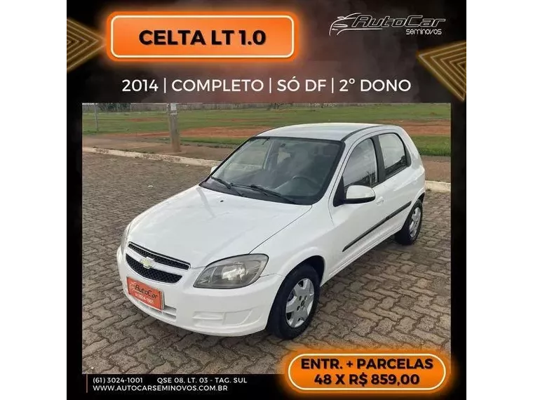 Chevrolet Celta Branco 4