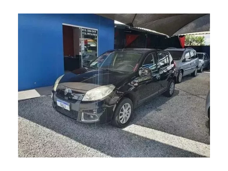 Renault Sandero Preto 9