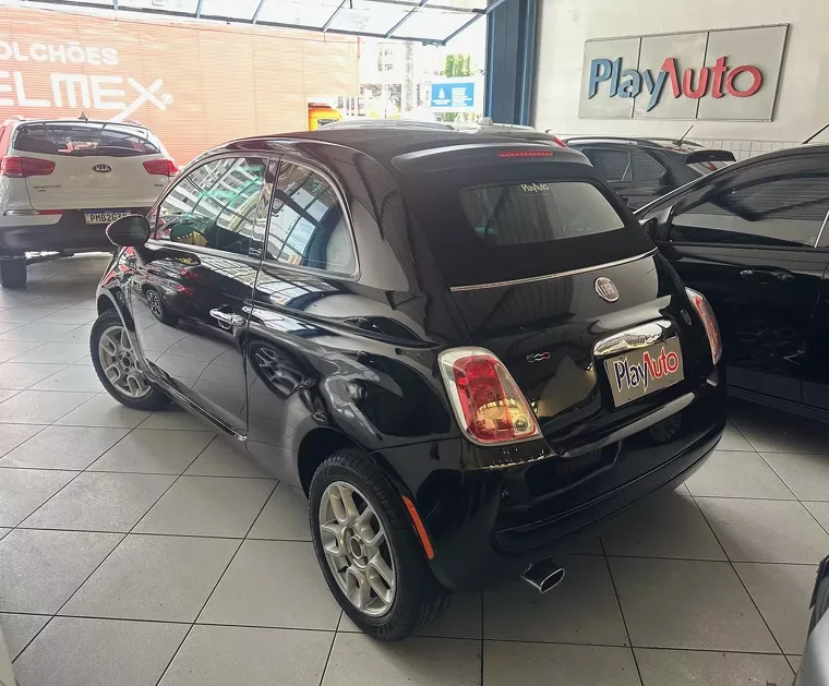 Fiat 500 Preto 10