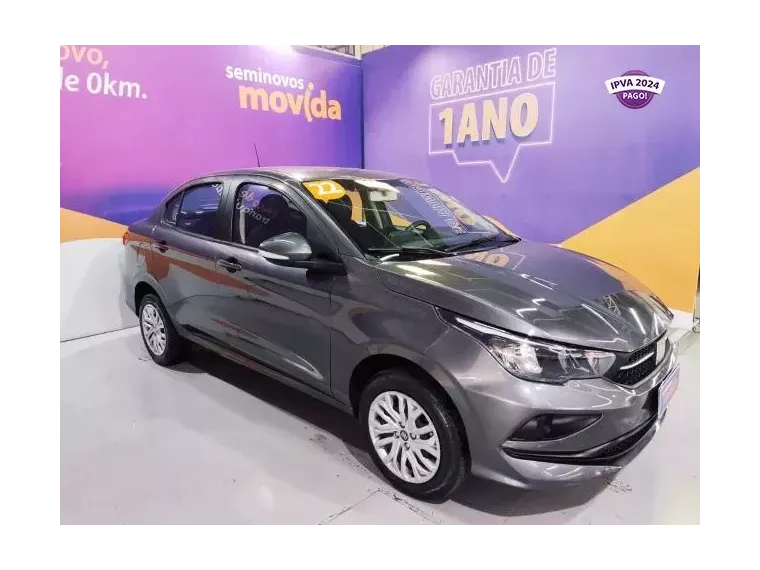 Fiat Cronos Cinza 4