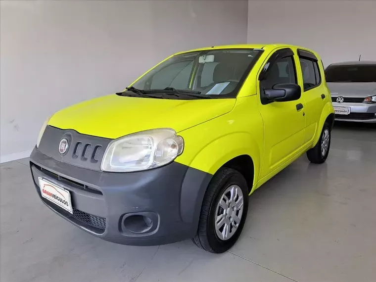 Fiat Uno Amarelo 5