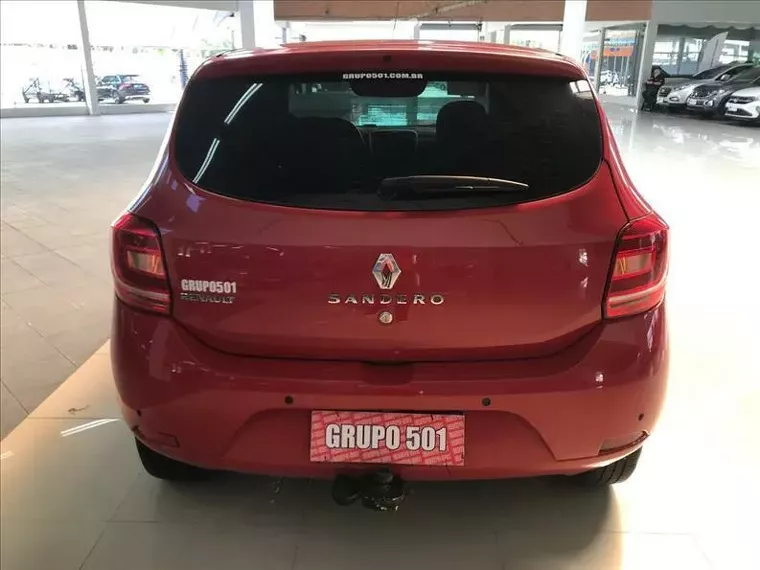 Renault Sandero Vermelho 4