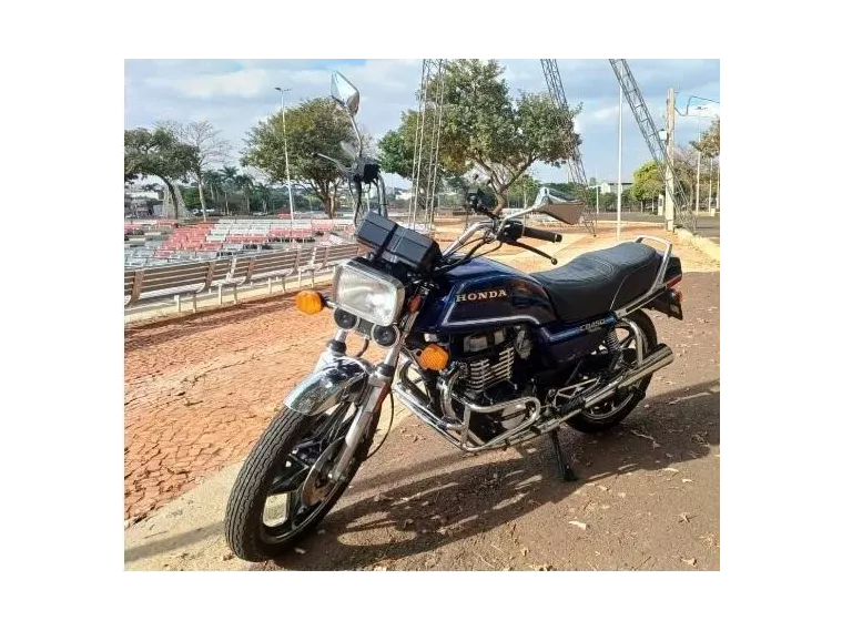 Honda CB 450 Azul 4