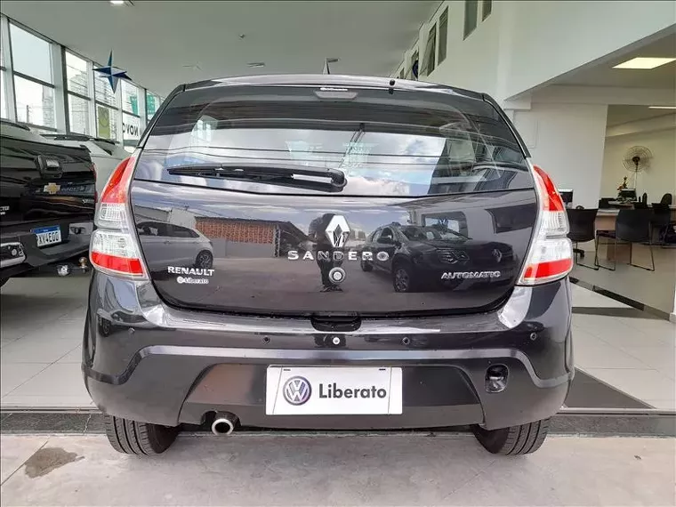 Renault Sandero Preto 6