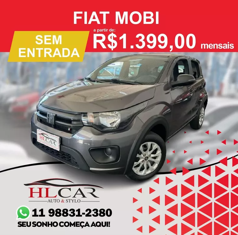 Fiat Mobi Cinza 1