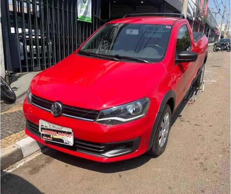 Volkswagen Saveiro Vermelho 3