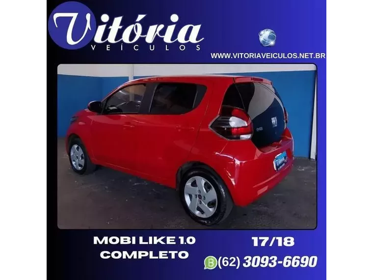 Fiat Mobi Vermelho 4