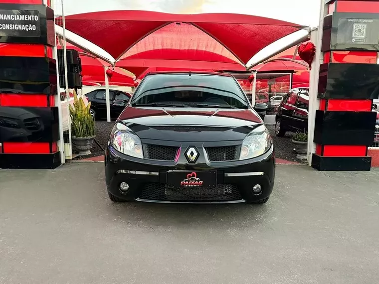 Renault Sandero Preto 11