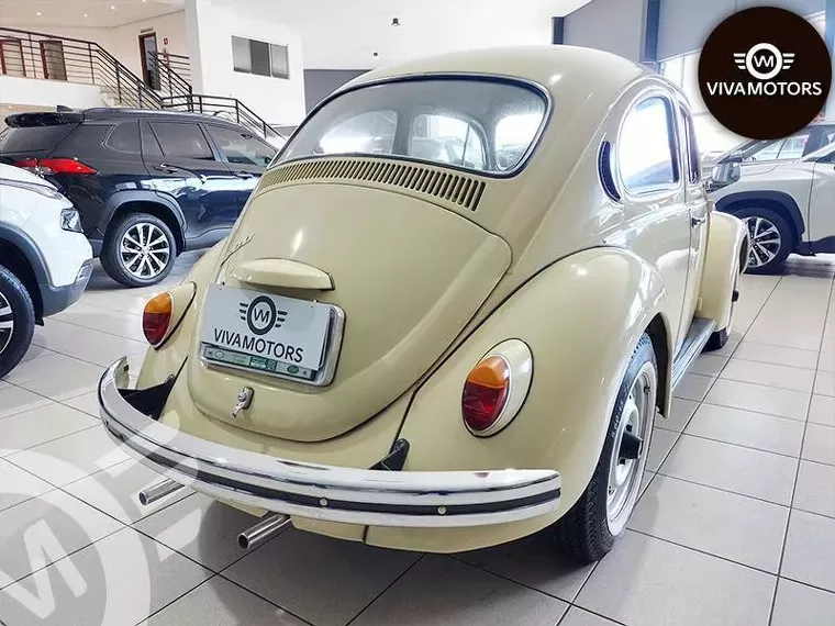 Volkswagen Fusca Bege 6