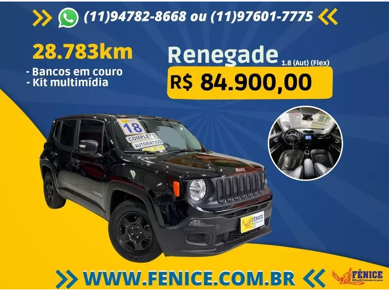 Jeep Renegade Preto 10