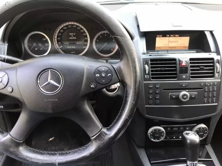 Mercedes-benz C 200 Preto 6