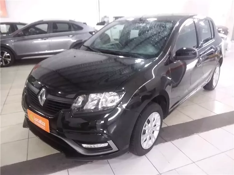 Renault Sandero Preto 9