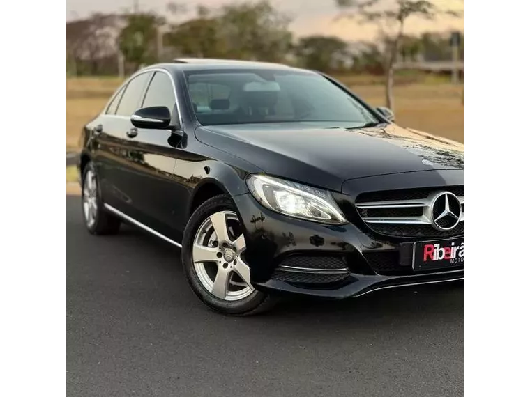 Mercedes-benz C 200 Preto 10