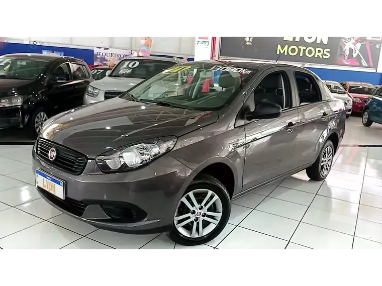 Fiat Grand Siena Cinza 7