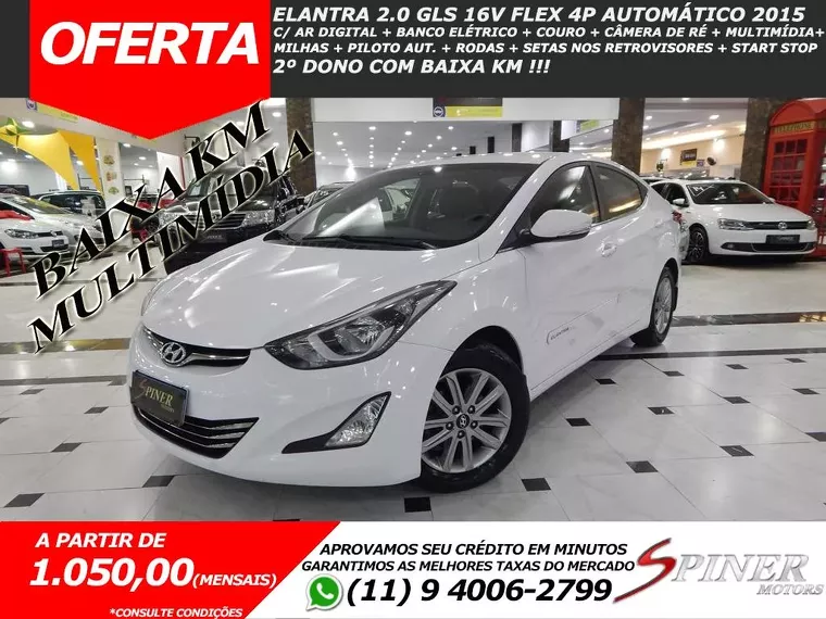 Hyundai Elantra Branco 16