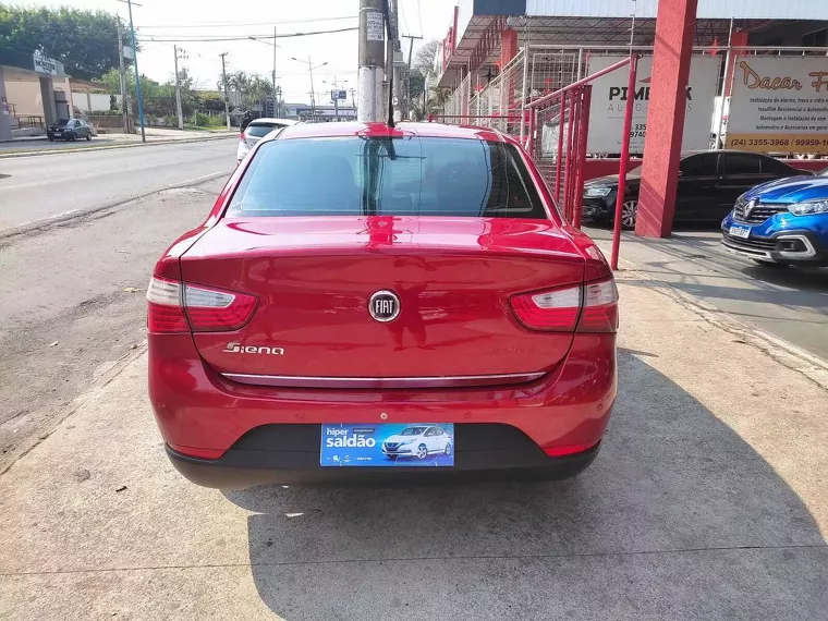 Fiat Grand Siena Vermelho 6