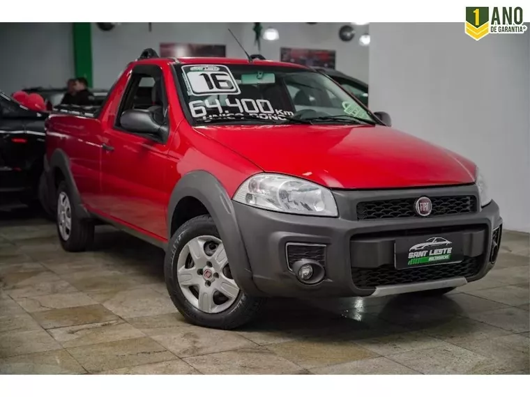 Fiat Strada Vermelho 3