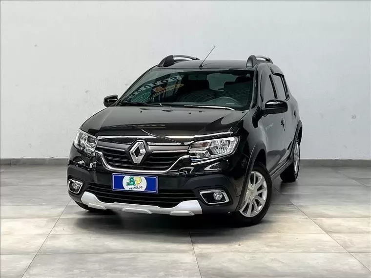 Renault Sandero Preto 6