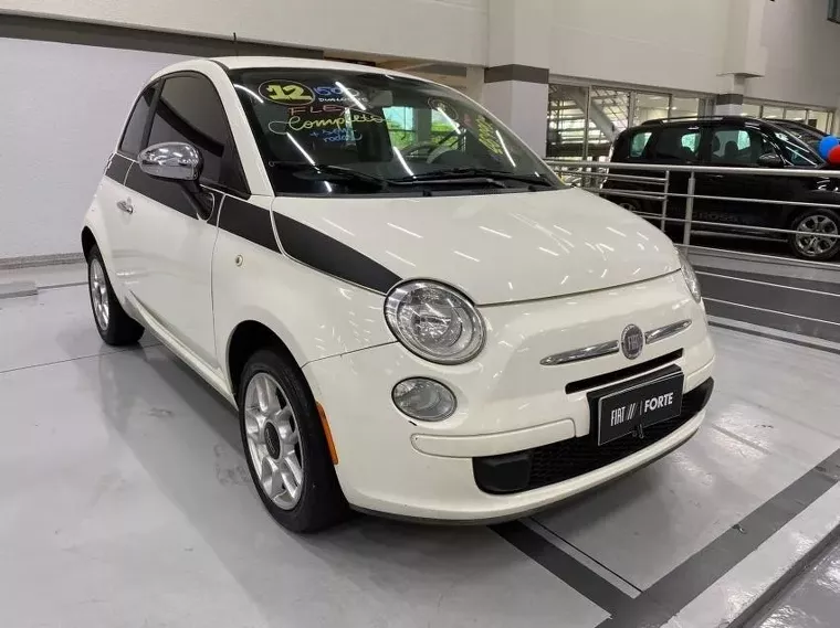 Fiat 500 Branco 10