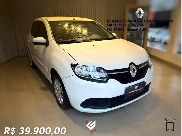 Renault Sandero Branco 13