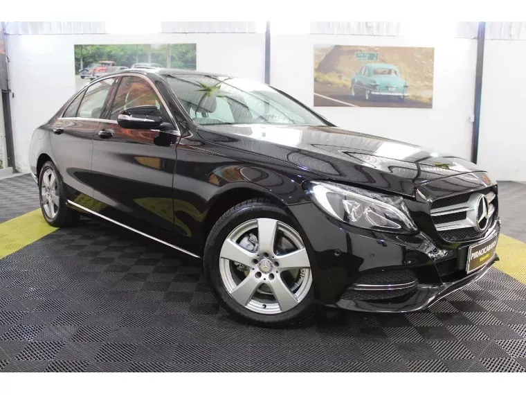 Mercedes-benz C 200 Preto 16