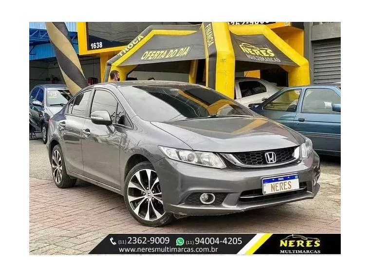 Honda Civic Cinza 7