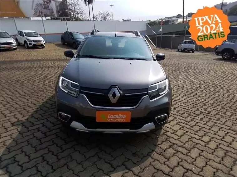 Renault Sandero Cinza 4