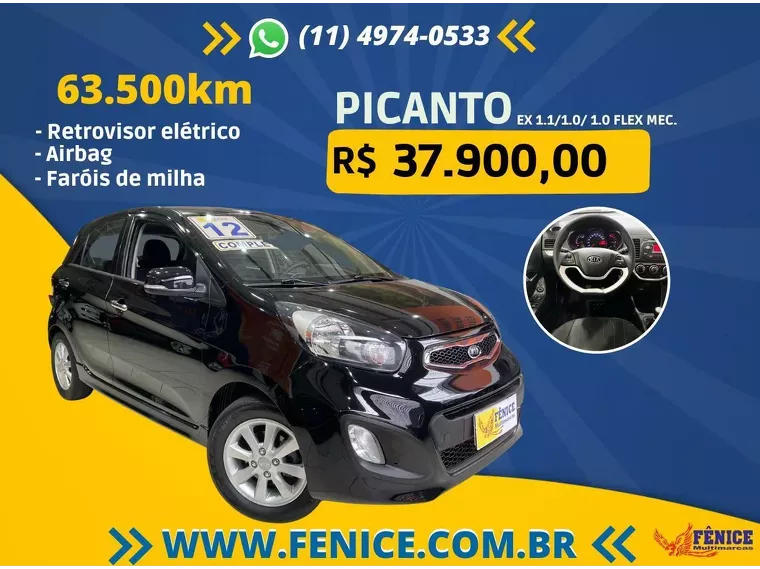 KIA Picanto Preto 9