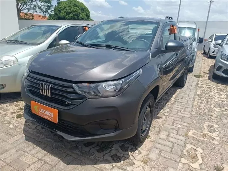 Fiat Strada Cinza 4