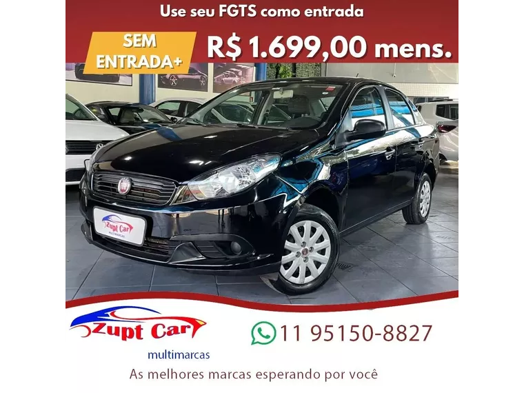 Fiat Grand Siena Preto 7