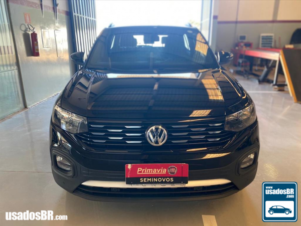 Volkswagen T-cross 1.0 200 TSI Comfortline Preto 2020