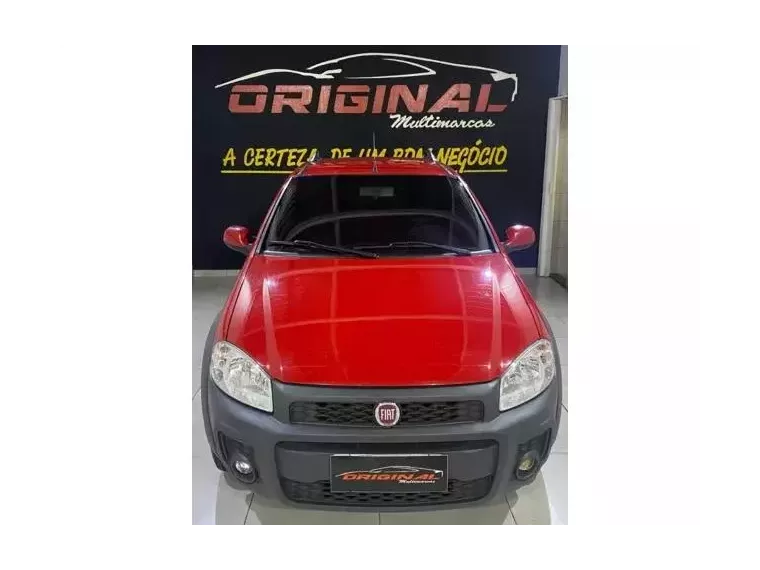 Fiat Strada Vermelho 8