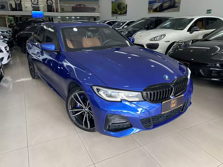 BMW 330e Azul 1