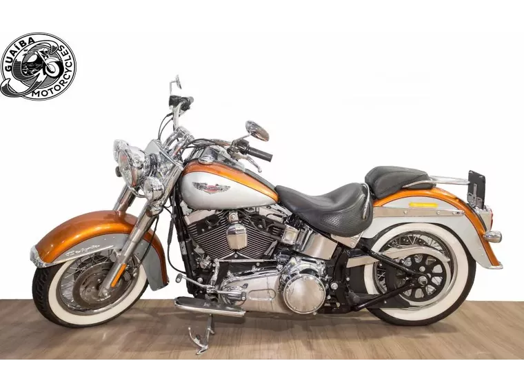 Harley-Davidson Softail Laranja 2