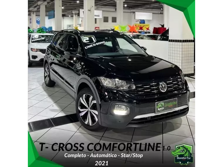 Volkswagen T-cross Preto 10