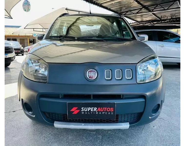 Fiat Uno Cinza 3