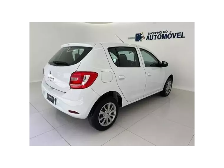 Renault Sandero Branco 4