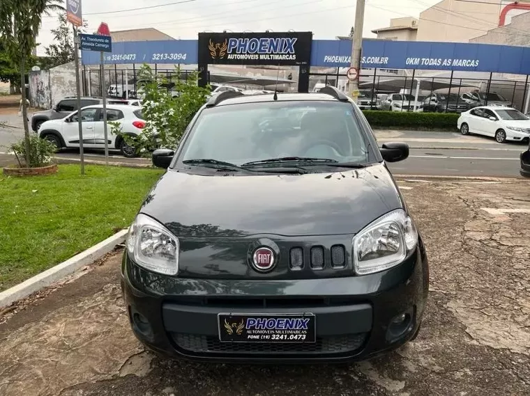 Fiat Uno Cinza 6