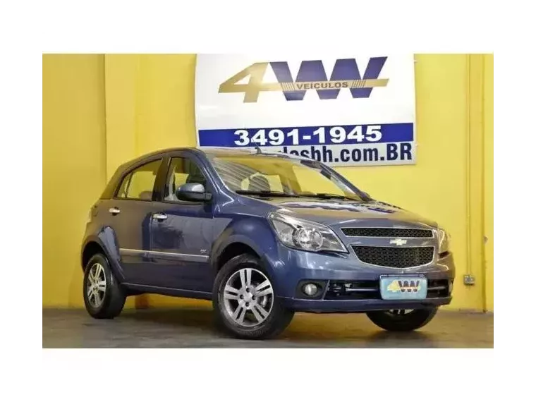 Chevrolet Agile Azul 1