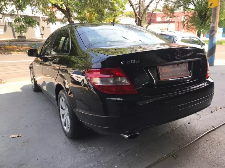 Mercedes-benz C 200 Preto 3