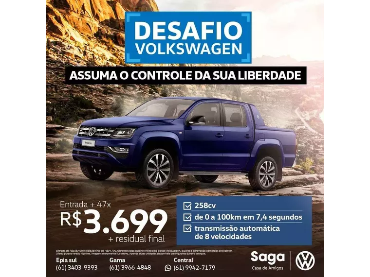 Volkswagen Amarok Azul 11