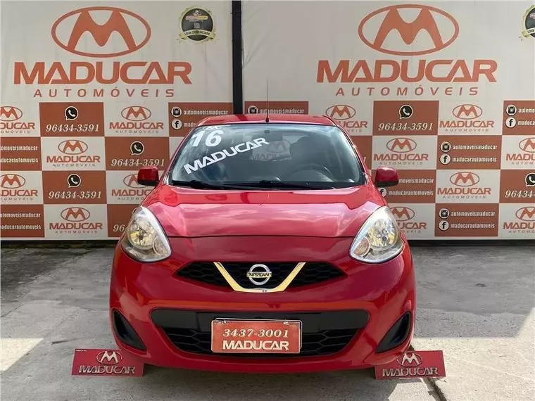 Nissan March Vermelho 7